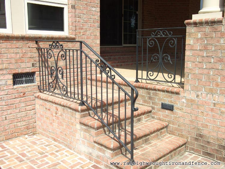 Chicago IL custom wrought iron railings Raleigh Wrought Iron Co.