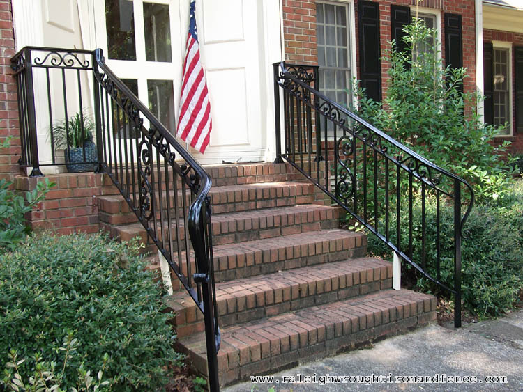 Iron Stair Railings Front Porch Wrought Iron Porch Railings / For the