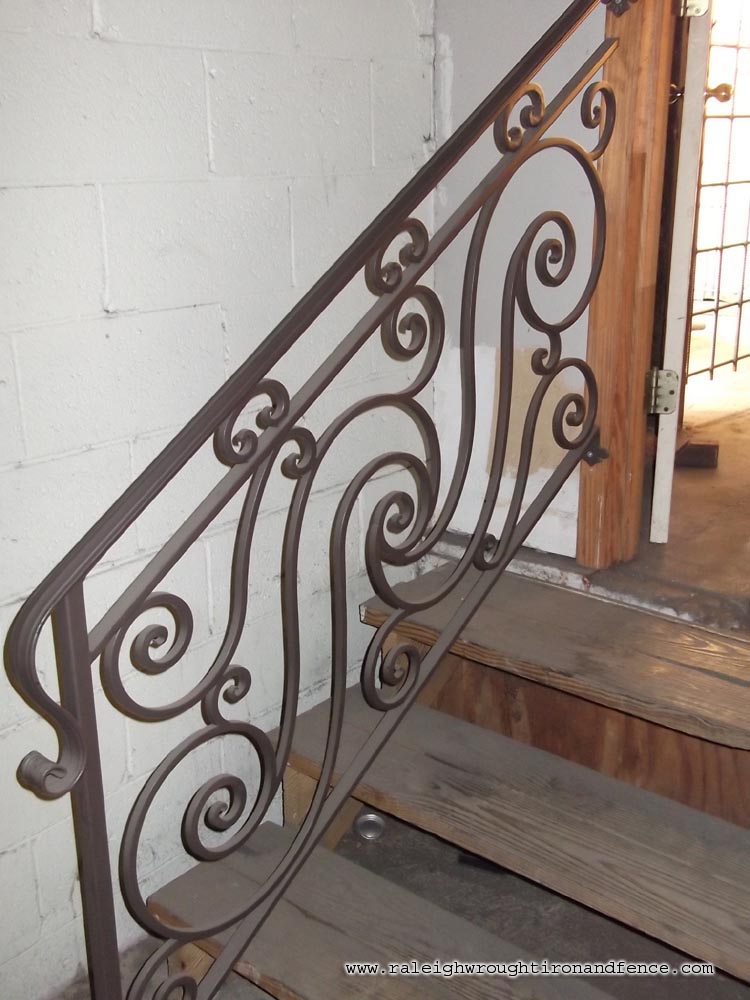 Houston TX custom wrought iron railings Raleigh Wrought Iron Co.
